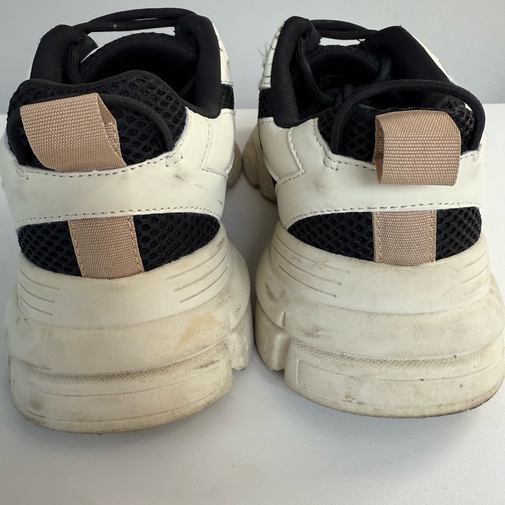 Steve Madden Black and White Sneakers - Picture 9 of 13